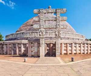 Sanchi Stupa is located at Sanchi Town, Madhya Pradesh state in India